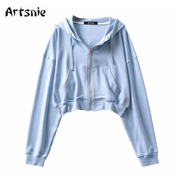 artsnie spring 2021 drop shoulder women sweatshirts hooded long sleeve oversized hoodies zip up sky blue sweatshirts femme, Black
artsnie spring 2021 drop shoulder women sweatshirts hooded long sleeve oversized hoodies zip up sky blue sweatshirts femme, Black
