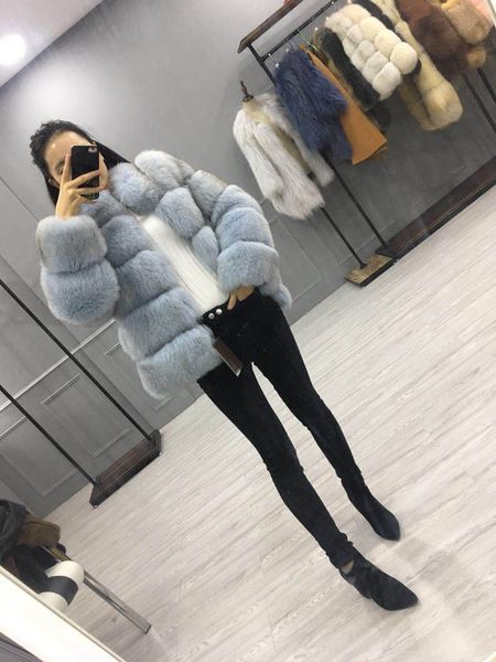 2021 new real natural fox short fur winter women's clothes autumn luxury jacket elegant coats coat mujer kj276 dxdh, Black
2021 new real natural fox short fur winter women's clothes autumn luxury jacket elegant coats coat mujer kj276 dxdh, Black