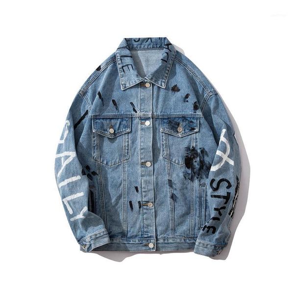 harajuku letter character mens jeans jacket oversize hip hop blue jaqueta masculino denim jacket chaqueta hombre bomber1, Black;brown
harajuku letter character mens jeans jacket oversize hip hop blue jaqueta masculino denim jacket chaqueta hombre bomber1, Black;brown