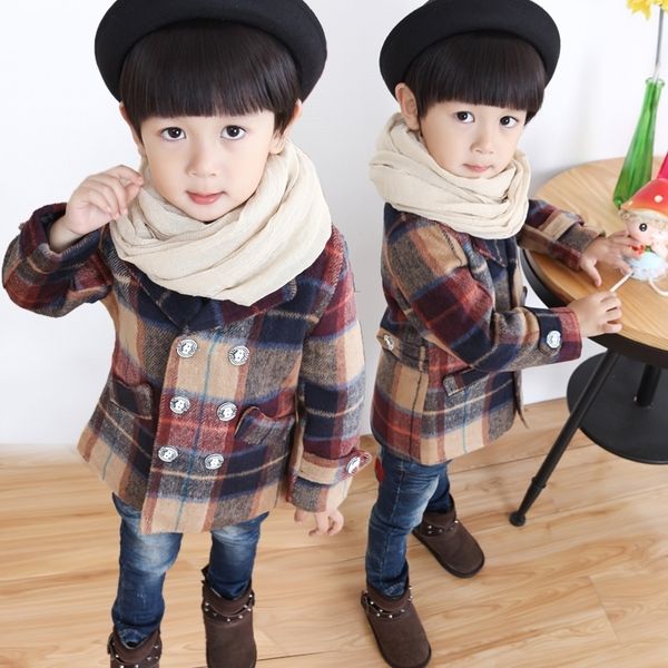 autumn toddler boys coats clothes plaid kids jacket turn-down collar long sleeve single breasted fashion kids plaid coat lj201203, Blue;gray
autumn toddler boys coats clothes plaid kids jacket turn-down collar long sleeve single breasted fashion kids plaid coat lj201203, Blue;gray