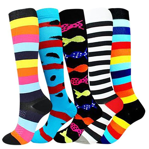 5 pairs socks love print wide calf compression sports socks flight travel nurses running athletic colorful running, Black
5 pairs socks love print wide calf compression sports socks flight travel nurses running athletic colorful running, Black