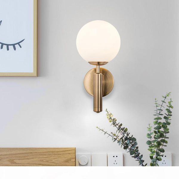 modern nicho de parede iron corridor bedroom bedside bedroom lamp home deco