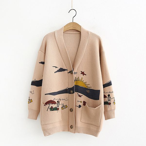 new chart 2021 cardigan white woman's knitted shirt autumn street clothes wear avg4 88f7, White;black
new chart 2021 cardigan white woman's knitted shirt autumn street clothes wear avg4 88f7, White;black