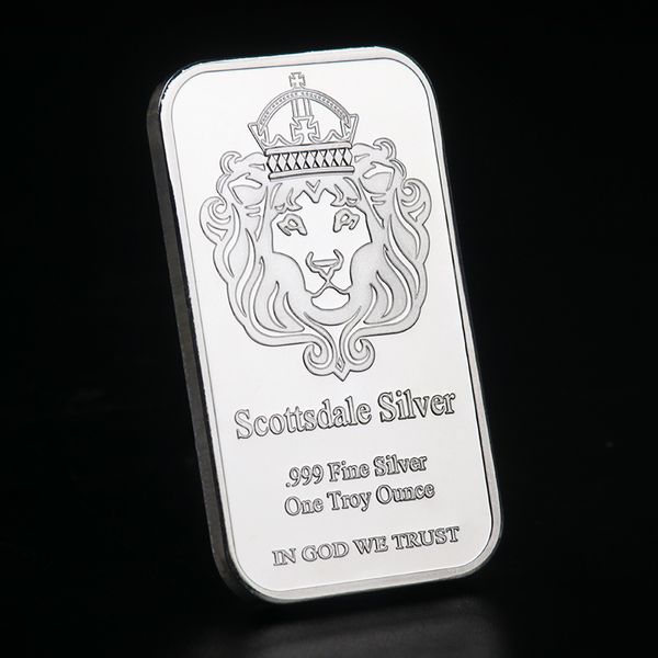 50pcs non magnetic one troy ounce scottsdale silver bar craft in god we trust coin commemorative coins collection crafts gift
50pcs non magnetic one troy ounce scottsdale silver bar craft in god we trust coin commemorative coins collection crafts gift