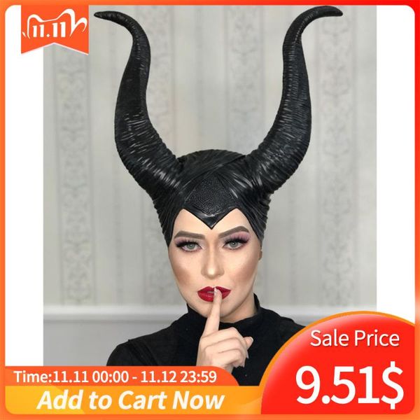 maleficent horns cosplay mask headgear black queen helmet cap headpiece halloween masquerade party props
maleficent horns cosplay mask headgear black queen helmet cap headpiece halloween masquerade party props