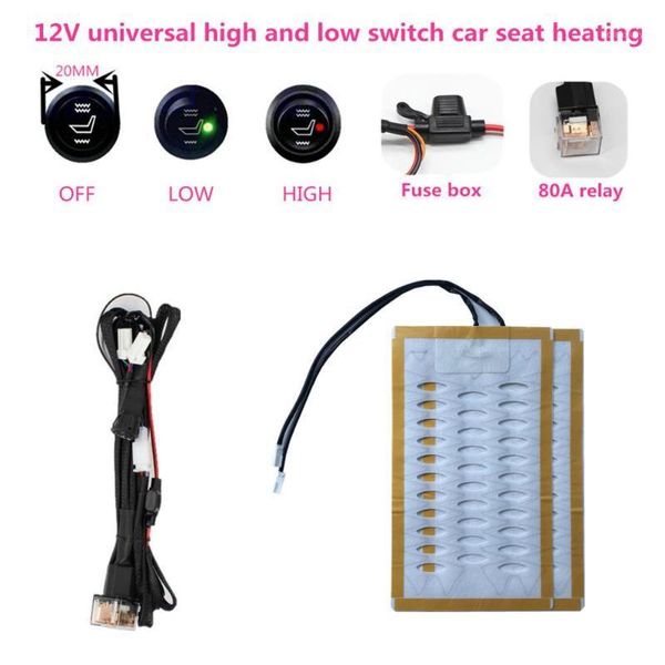 12v universal alloy wire high/low car heated seat pads with round switch for winter c451
12v universal alloy wire high/low car heated seat pads with round switch for winter c451