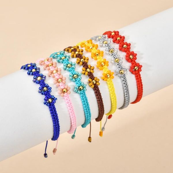 tennis zmzy korean cute flowers daisy bracelets fashion boho colorful beaded handmade rope wristband bracelet women jewelry, Golden;silver
tennis zmzy korean cute flowers daisy bracelets fashion boho colorful beaded handmade rope wristband bracelet women jewelry, Golden;silver