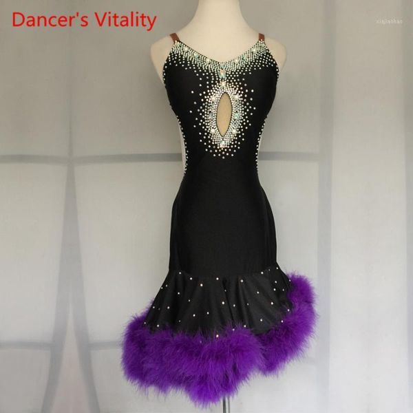 custom made women/girls latin dance competition clothes diamond beaded feather latin dresses adult/kids performance costumes1, Black;red
custom made women/girls latin dance competition clothes diamond beaded feather latin dresses adult/kids performance costumes1, Black;red