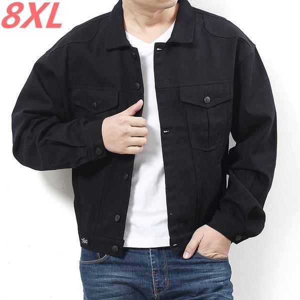 men's jackets plus size spring autumn 8xl 7xl 6xl cowboy 2021 yards men coat denim male increased jacket chaqueta hombre lapel, Black;brown
men's jackets plus size spring autumn 8xl 7xl 6xl cowboy 2021 yards men coat denim male increased jacket chaqueta hombre lapel, Black;brown