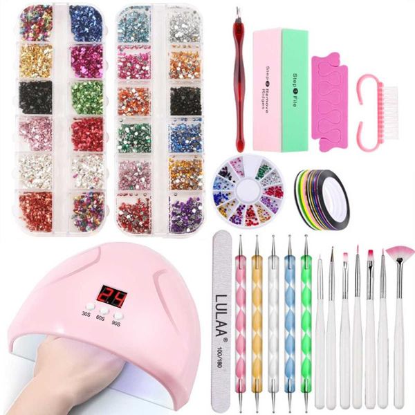 nail art kits tool kit set lamp uv gels dryer pen polisher manicure accessories tools
nail art kits tool kit set lamp uv gels dryer pen polisher manicure accessories tools