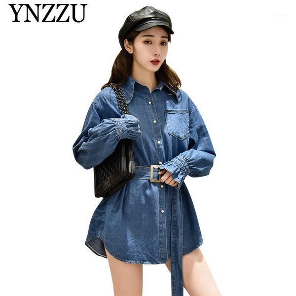 ynzzu 2020 new arrival blue with belt denim jacket causal loose oversize button women jackets long sleeve autumn coat yo8051, Black;brown
ynzzu 2020 new arrival blue with belt denim jacket causal loose oversize button women jackets long sleeve autumn coat yo8051, Black;brown