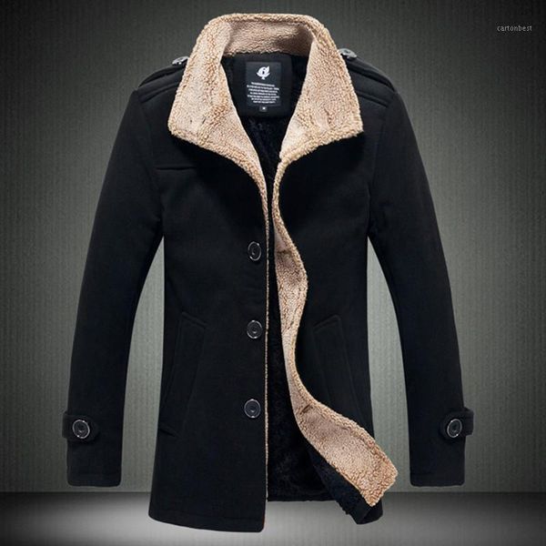 men's trench coats fall-stand collar berber fleece male woolen jacket outerwear navy blue p1, Tan;black
men's trench coats fall-stand collar berber fleece male woolen jacket outerwear navy blue p1, Tan;black