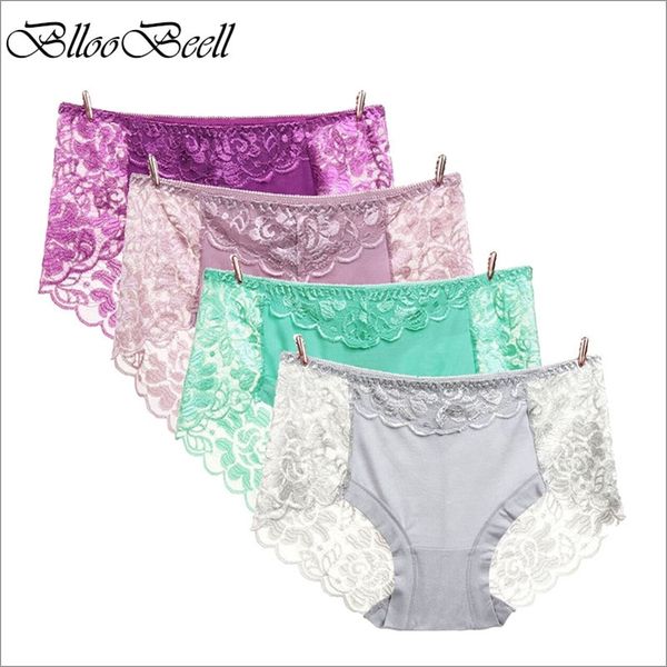 blloobeell 4pcs women's lace underwear panties solid lace briefs for women hollow out mid-rise modal lingerie big size xxxl 201112, Black;pink
blloobeell 4pcs women's lace underwear panties solid lace briefs for women hollow out mid-rise modal lingerie big size xxxl 201112, Black;pink