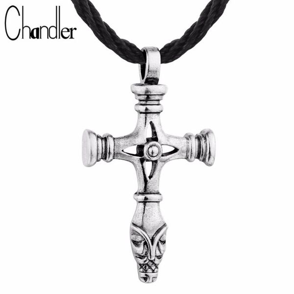 chandler amulet cross necklace talisman antique cross pendant necklace for men celti nordic jewelry, Silver
chandler amulet cross necklace talisman antique cross pendant necklace for men celti nordic jewelry, Silver
