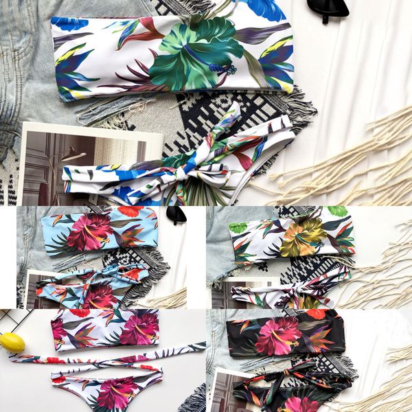 peachtan floral print swimsuit women 2020 one shoulder bikini set bandeau swimwear women knot bandage bathing suit biquini y1120, White;black
peachtan floral print swimsuit women 2020 one shoulder bikini set bandeau swimwear women knot bandage bathing suit biquini y1120, White;black
