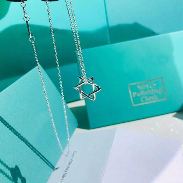 925 sterling silver necklace fashion original design jewelry five pointed star lady necklace christmas gift
925 sterling silver necklace fashion original design jewelry five pointed star lady necklace christmas gift
