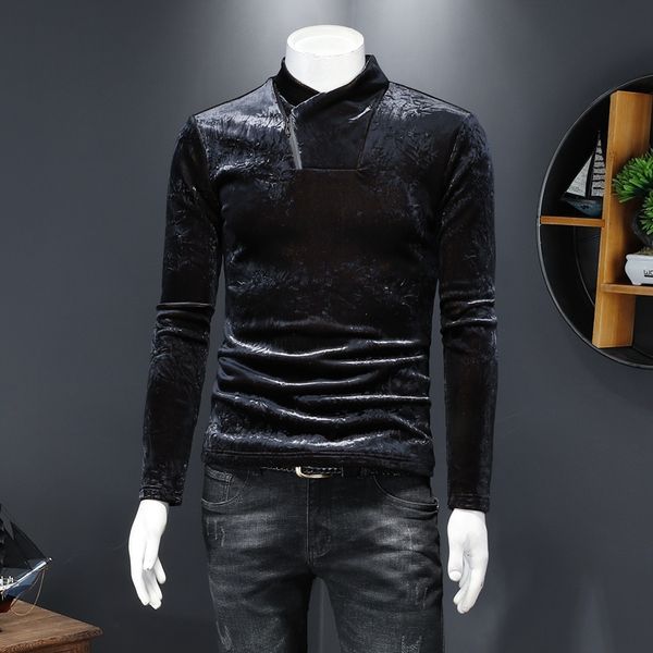 2020 splicing male luxury autumn velo wear zipper side fashion club black velvet clothes streetwear homme nw9s
2020 splicing male luxury autumn velo wear zipper side fashion club black velvet clothes streetwear homme nw9s