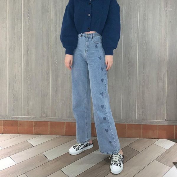 women's jeans woman vintage heart shape embroidery high waist denim trousers 2021 autumn winter fashion korean baggy femme pants1, Blue
women's jeans woman vintage heart shape embroidery high waist denim trousers 2021 autumn winter fashion korean baggy femme pants1, Blue