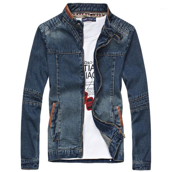 men denim slim jacket male fashion old zipper jeans jacket plus size 5xl chaquetas mujer tide trend youth cowboy coats 0405091, Black;brown
men denim slim jacket male fashion old zipper jeans jacket plus size 5xl chaquetas mujer tide trend youth cowboy coats 0405091, Black;brown