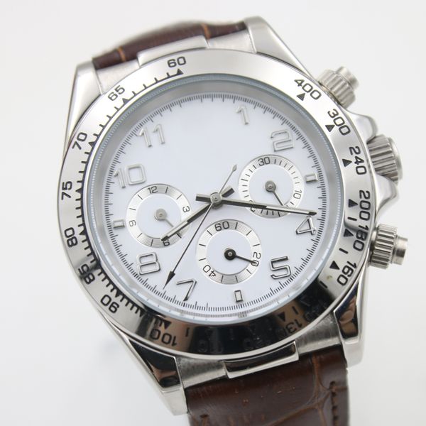 quality all subdials working 116509 116500 40mm automatic mechanical movement sapphire glass mens blue dial leather strap watches, Slivery;brown
quality all subdials working 116509 116500 40mm automatic mechanical movement sapphire glass mens blue dial leather strap watches, Slivery;brown