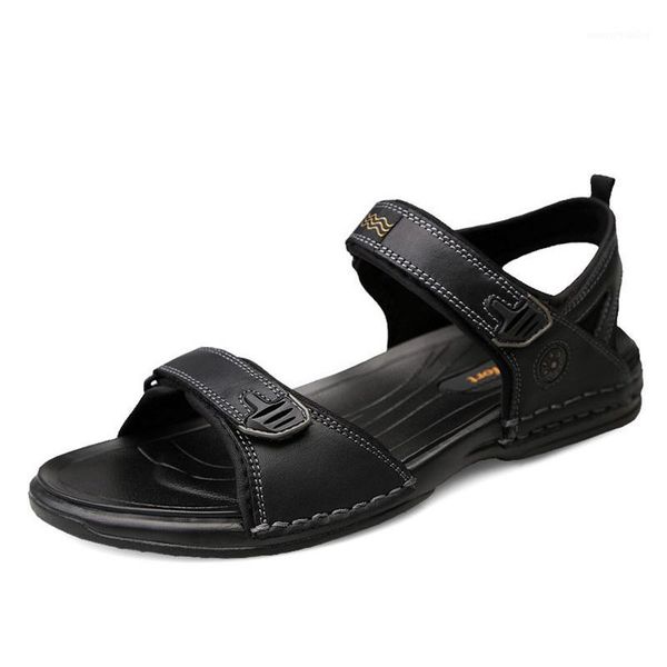 100% genuine leather shoes men sandals non-slip man holiday shoes mens beach sandals cow leather summer male footwear ka24051, Black
100% genuine leather shoes men sandals non-slip man holiday shoes mens beach sandals cow leather summer male footwear ka24051, Black