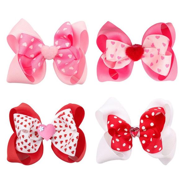 hair accessories 10pcs/lot bows girls clips valentine's day dot love heart print knot double layer kids hairpins, Slivery;white
hair accessories 10pcs/lot bows girls clips valentine's day dot love heart print knot double layer kids hairpins, Slivery;white