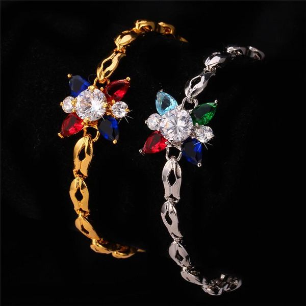 gold color crystal bracelet flower bracelet jewelry gift for women wholesale mgc cubic zirconia h495, Golden;silver
gold color crystal bracelet flower bracelet jewelry gift for women wholesale mgc cubic zirconia h495, Golden;silver