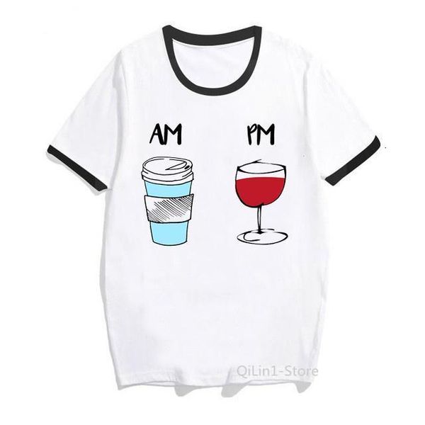 summer 2020 am pm drink t-shirt ladies tee funny hip hop coffee wine print how to tell time tee shirt femme 90s tumblr clothes, White
summer 2020 am pm drink t-shirt ladies tee funny hip hop coffee wine print how to tell time tee shirt femme 90s tumblr clothes, White