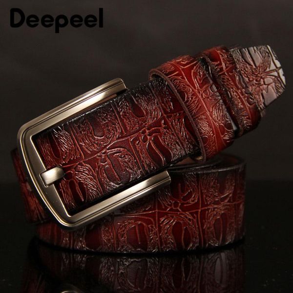 deepeel 1pc 3.8cm*110-125cm printed casual denim leather belt men's wide waistband pin buckle fashion with jeans belts yk654, Black;brown
deepeel 1pc 3.8cm*110-125cm printed casual denim leather belt men's wide waistband pin buckle fashion with jeans belts yk654, Black;brown