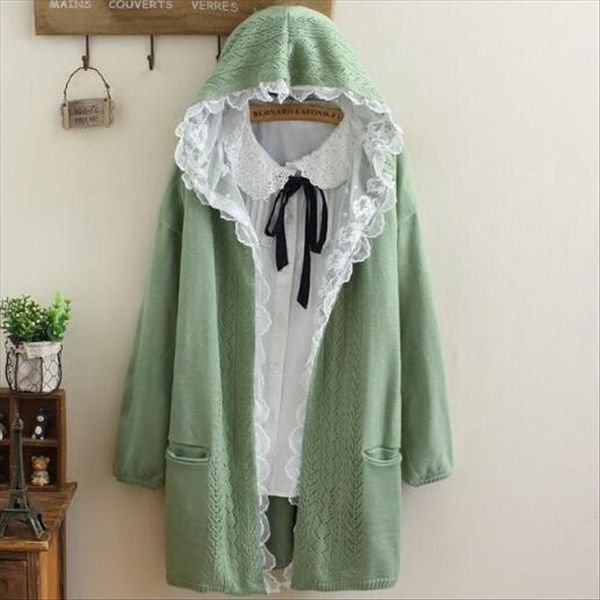 japanese mori girl lolita sweet harajuku appliques hippie boho vesten dames chandail long hooded cardigan lace up sweater af803, White;black
japanese mori girl lolita sweet harajuku appliques hippie boho vesten dames chandail long hooded cardigan lace up sweater af803, White;black