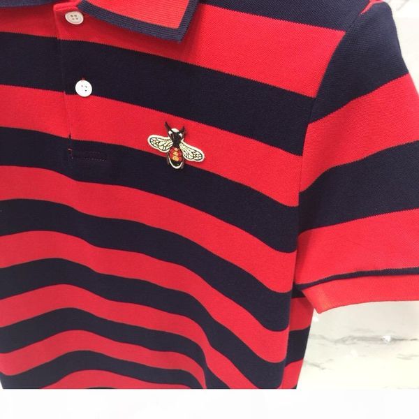 2018 summer brand polo pure color stripe men shirt bee embroidery men's fashion short sleeve tee shirts good quality homme camisa polo, White;black
2018 summer brand polo pure color stripe men shirt bee embroidery men's fashion short sleeve tee shirts good quality homme camisa polo, White;black