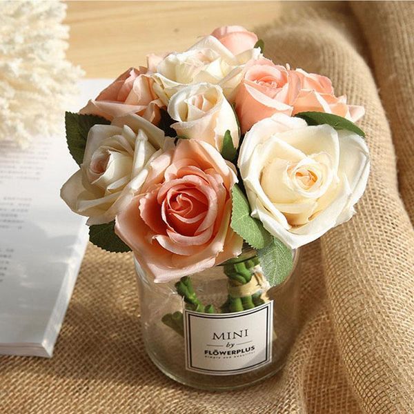 6 heads+3 buds/bouquet silk artificial rose flowers 18 styles bride bouquet wedding home decoration pgraphy supplies kgh003
6 heads+3 buds/bouquet silk artificial rose flowers 18 styles bride bouquet wedding home decoration pgraphy supplies kgh003