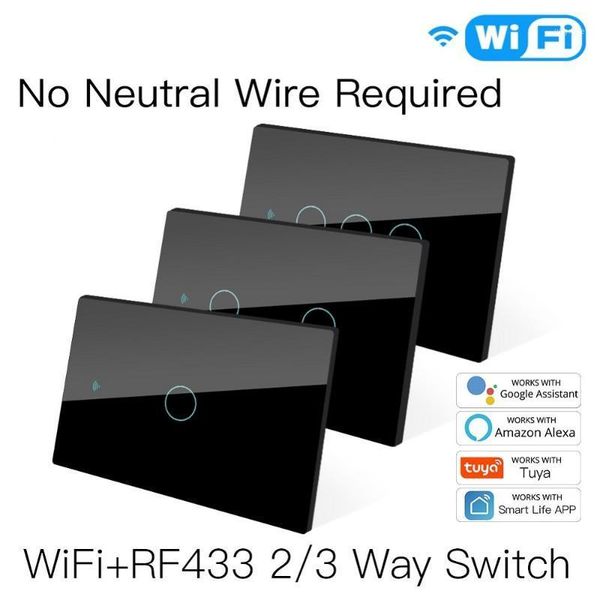 moeshouse wifi smart 2/3 gang wall light switch glass panel rf433&wi-fi smart life tuya app remote control works with alexa home1
moeshouse wifi smart 2/3 gang wall light switch glass panel rf433&wi-fi smart life tuya app remote control works with alexa home1
