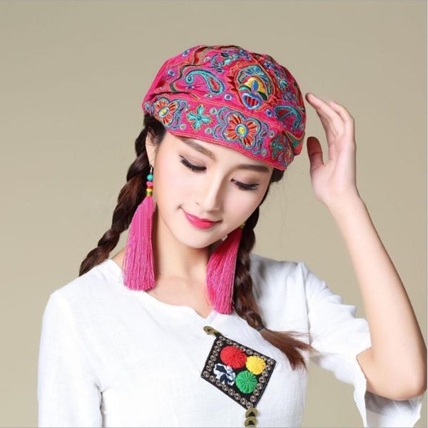 women hat soft turban vintage bandanas portable embroidery flower stretch travel cotton linen outdoor ethnic style easy wear, Blue;gray
women hat soft turban vintage bandanas portable embroidery flower stretch travel cotton linen outdoor ethnic style easy wear, Blue;gray