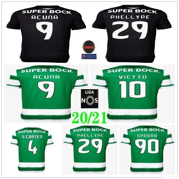 2020 new sporting lisbon soccer jersey vietto coates acuna phellype jovane rosier battaglia custom home away kids football shirt, Black;yellow
2020 new sporting lisbon soccer jersey vietto coates acuna phellype jovane rosier battaglia custom home away kids football shirt, Black;yellow