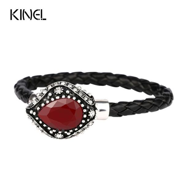 luxury vintage accessories charm handmade woven bracelet braided leather bracelets & bangles for women wholesale jewelry, Golden;silver
luxury vintage accessories charm handmade woven bracelet braided leather bracelets & bangles for women wholesale jewelry, Golden;silver