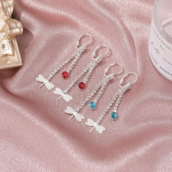 New European Fashion Cross Border Hot Sale Personality Long Dragonfly Tassel Insect Earrings, Silver
New European Fashion Cross Border Hot Sale Personality Long Dragonfly Tassel Insect Earrings, Silver