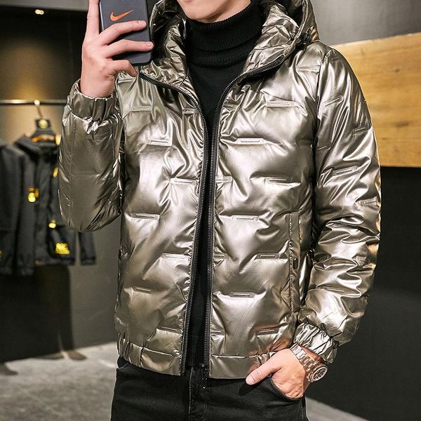 men's down & parkas stylish embossed winter gold hooded jacket men big size zipper pocket warm parka pary outdoor comfortable coat, Black
men's down & parkas stylish embossed winter gold hooded jacket men big size zipper pocket warm parka pary outdoor comfortable coat, Black