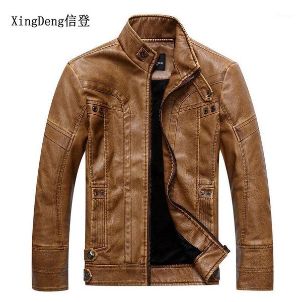 xingdeng motor style warm jackets winter waterproof thicken coat fashion men's pu leather collar brand jacket plus size 4xl1, Black
xingdeng motor style warm jackets winter waterproof thicken coat fashion men's pu leather collar brand jacket plus size 4xl1, Black