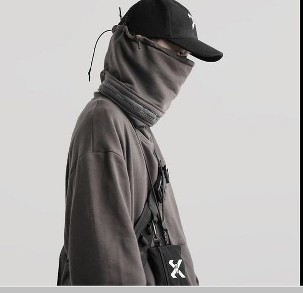 turtleneck zipper pullover sweatshirt mens patchwork hip hop streetwear tactical warrior cotton hoodie harajuku, Black
turtleneck zipper pullover sweatshirt mens patchwork hip hop streetwear tactical warrior cotton hoodie harajuku, Black