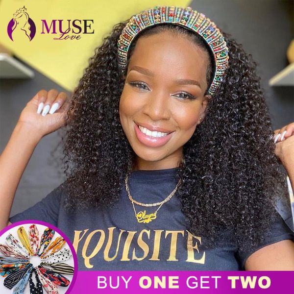 lace wigs muse love kinky curly wig headband scarf human hair for women no glue sew in full machine made glueless, Black;brown
lace wigs muse love kinky curly wig headband scarf human hair for women no glue sew in full machine made glueless, Black;brown
