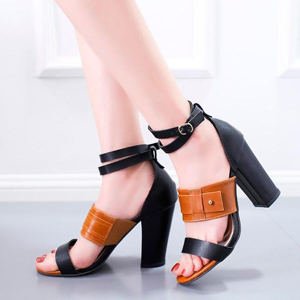 sandals women open toe high square heels buckle strap party dancing shoes pure color heel fish mouth heels#, Black
sandals women open toe high square heels buckle strap party dancing shoes pure color heel fish mouth heels#, Black