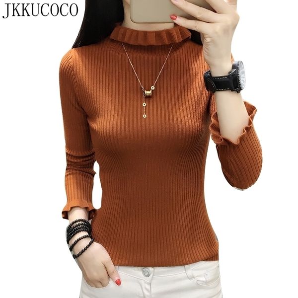 jkkucoco butterfly sleeve turtleneck casual sweaters women sweater autumn winter sweater fit anywhere women pullovers 4 colors y200910, White;black
jkkucoco butterfly sleeve turtleneck casual sweaters women sweater autumn winter sweater fit anywhere women pullovers 4 colors y200910, White;black