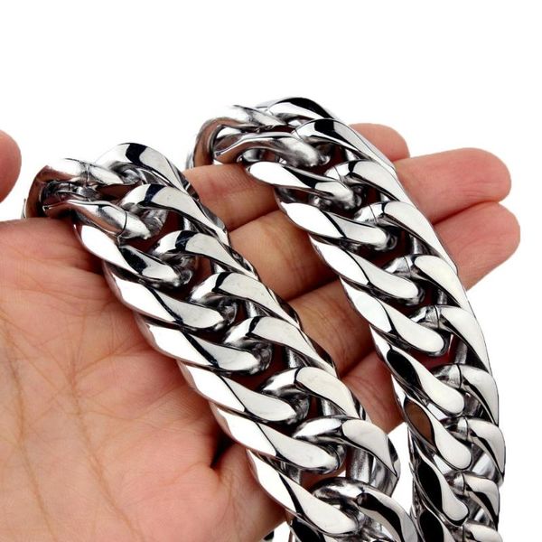 chains silver color men's necklace heavy stainless steel choker aesthetic goth jewelry punk hip-hop boys accessories 9/11/13/16/19/21mm
chains silver color men's necklace heavy stainless steel choker aesthetic goth jewelry punk hip-hop boys accessories 9/11/13/16/19/21mm