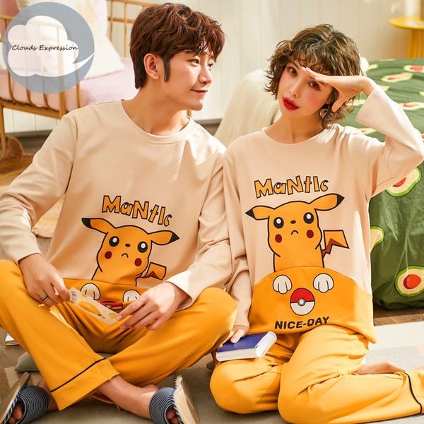 autumn winter couple pyjamas cotton pj pajamas set women cartoon sleepwear pajama sets pijamas mujer girl pyjamas home clothing y200107, Black;red
autumn winter couple pyjamas cotton pj pajamas set women cartoon sleepwear pajama sets pijamas mujer girl pyjamas home clothing y200107, Black;red