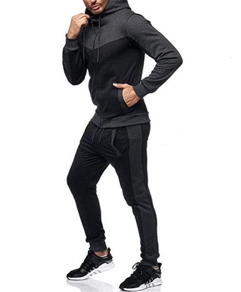 casual men's hooded matching and color sports cardigan set for fall / winter 2020, Gray
casual men's hooded matching and color sports cardigan set for fall / winter 2020, Gray