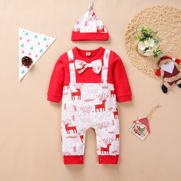 newborn baby boys girls long sleeve christmas bowknot romper jumpsuit+hat set overall costumes xmas clothes infant clothing, White
newborn baby boys girls long sleeve christmas bowknot romper jumpsuit+hat set overall costumes xmas clothes infant clothing, White