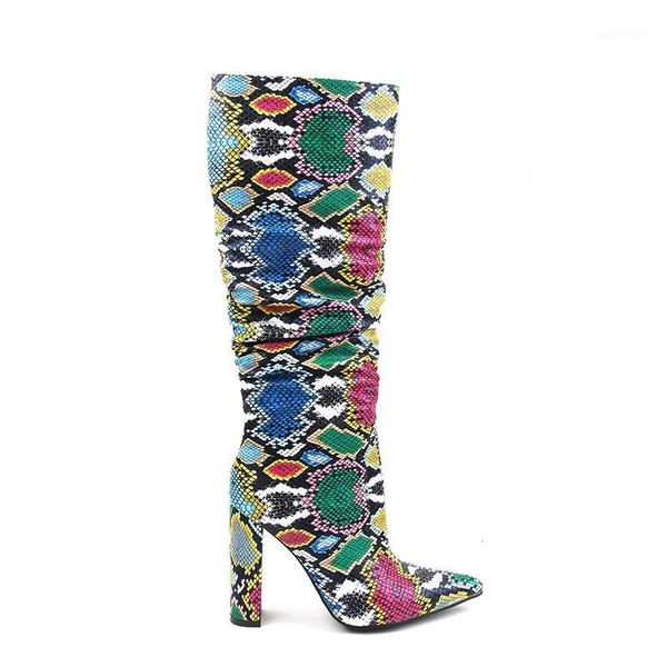 boots 2021 autumn women fashion snakeskin heels toe zip thick pointed shoes woman serpentine thigh high 91, Black
boots 2021 autumn women fashion snakeskin heels toe zip thick pointed shoes woman serpentine thigh high 91, Black