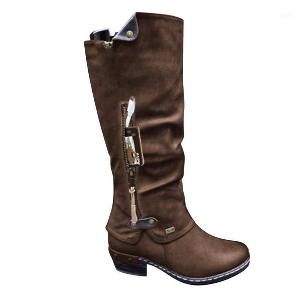 fashionable comfortable boots for women including zip round toe low heel knee high boot comfortable warm-wt1, Black
fashionable comfortable boots for women including zip round toe low heel knee high boot comfortable warm-wt1, Black