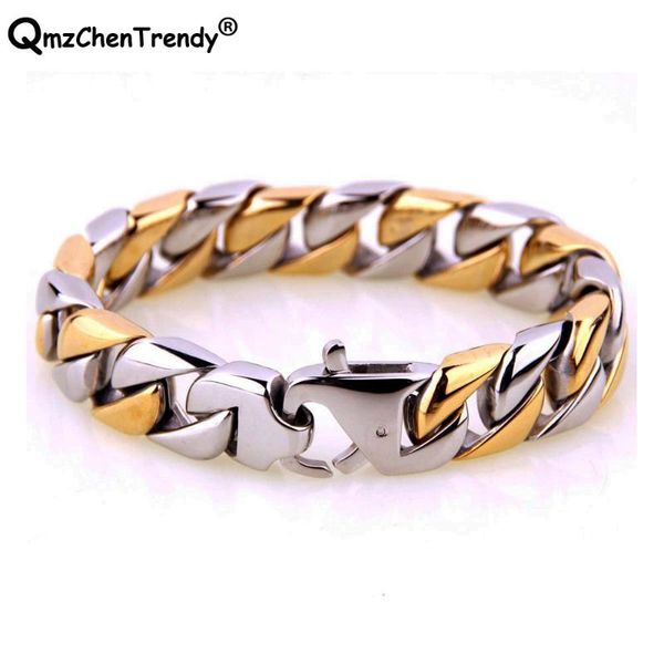 нержавеющая сталь хип-хоп модные ювелирные изделия мужчины curb cuban link chain braclet bangle мода женщины панк манжеты аксессуары бребка, Black
нержавеющая сталь хип-хоп модные ювелирные изделия мужчины curb cuban link chain braclet bangle мода женщины панк манжеты аксессуары бребка, Black